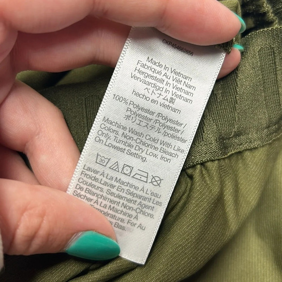 Madewell MWL Allways Pull-On Olive Kale Green Shorts NWT Medium - Picture 8 of 8